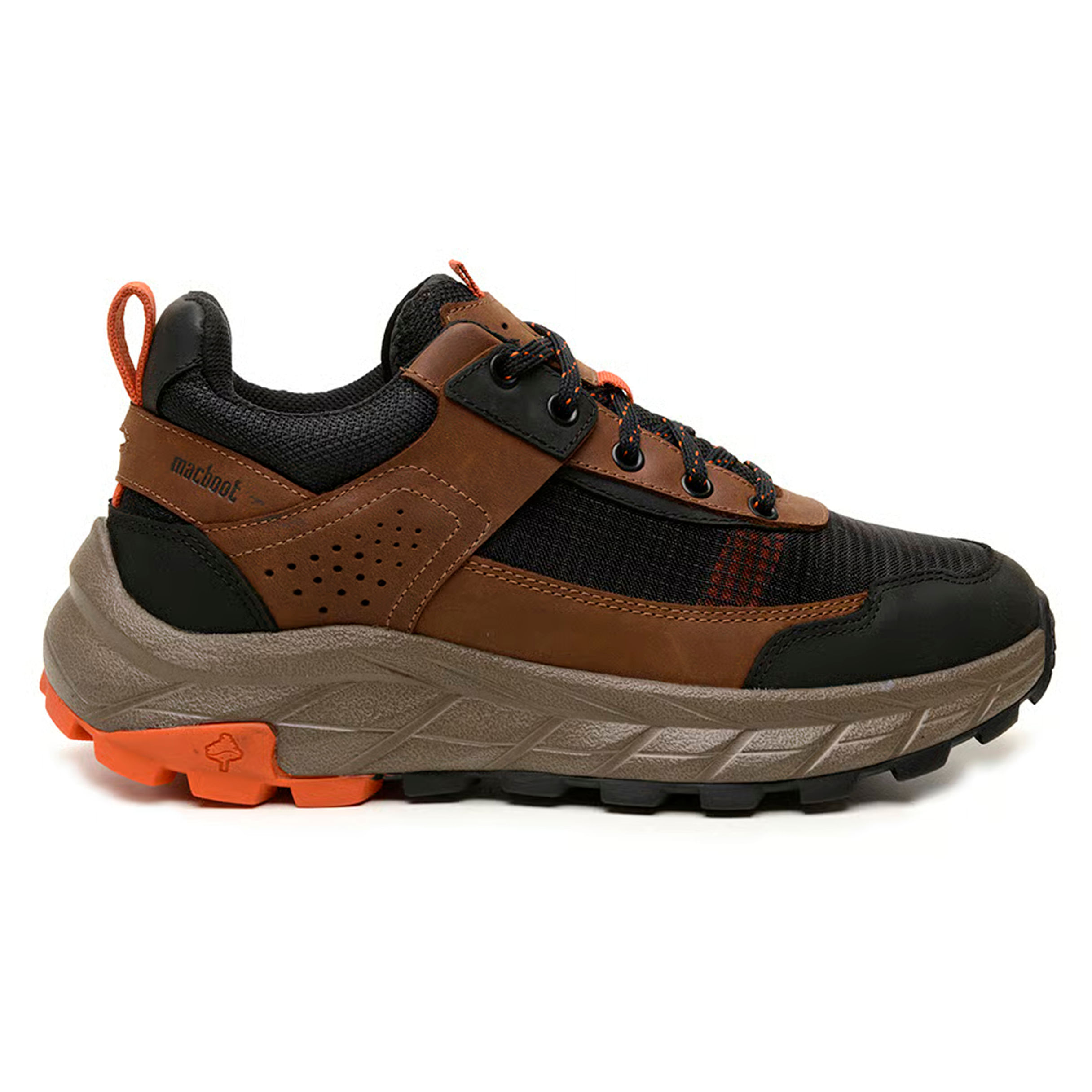 Macboot Tenis MACADAMIA MACD01-CH36A Marrom Couro